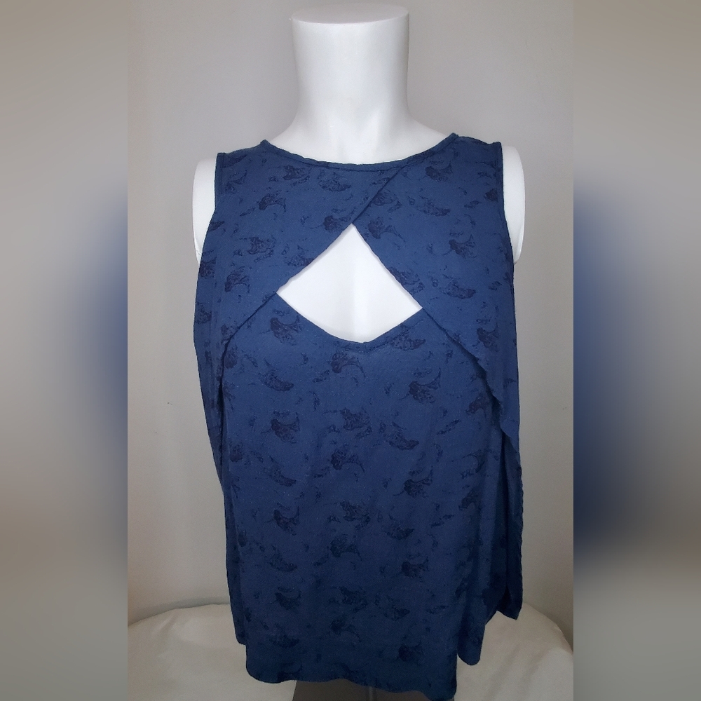 Free People Blue Top